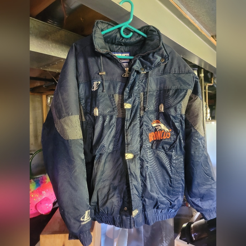 Logo Athletic Navy Performance Jacket - image 1